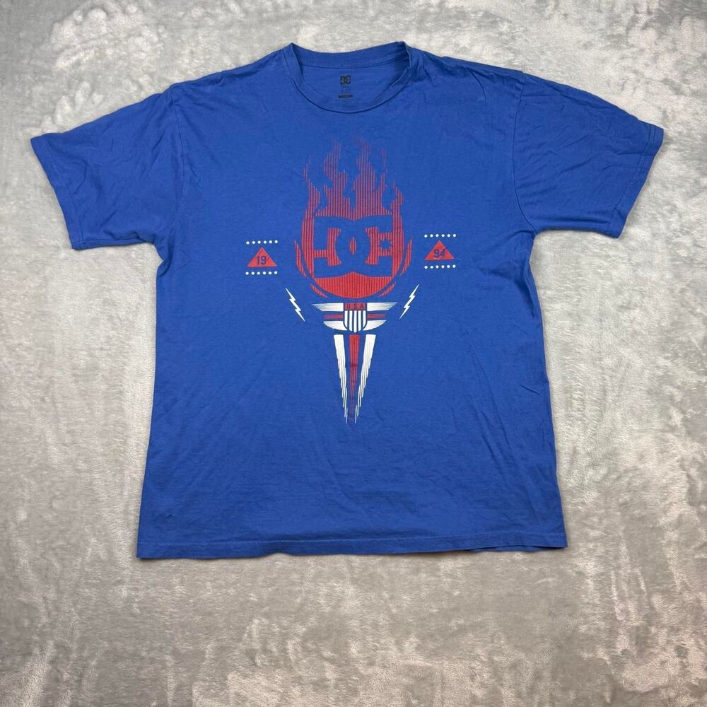 Dc-shoes Men's Blue T-shirt